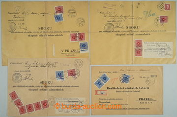 261595 - 1935 KYVADLOVÉ DOPISY / Definitivní vydání, sestava 4ks 