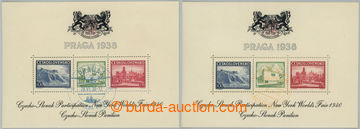 261638 - 1940 AS9a, miniature sheet Praga 1938, exhibition NY 1940, g