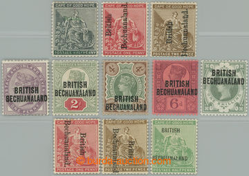 261666 - 1888-1897 SG.30, 31, 32, 33-37, 38-39, 58, sestava 11 zn. Ve