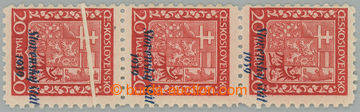 261731 - 1939 Sy.4 VV, Znak 20h červená, svislá 3-páska s dolů d