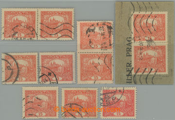 261828 -  7. TISKOVÁ DESKA / value 15h, comp. 11 pcs of stamp. from 