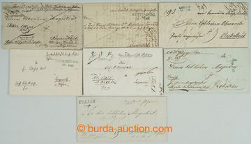 261840 - 1841-1849 CZECH LANDS / 7 better letters with blue postmarks