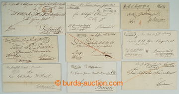 261846 - 1819-1836 CZECH LANDS / 9 letters with decorative oval postm