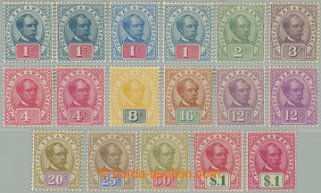 261860 - 1899 SG.36-47, Brooke 1c - $1 incl. all shades of 1c (SG.36a