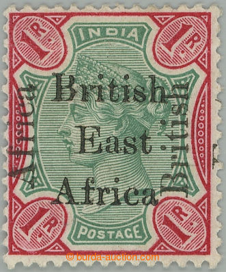 261883 - 1895-1896 SG.60d, Victoria 1Rp of India with overprint BRITI