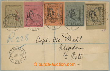 261913 - 1901 PIETERSBURG / SG.4,7,10,15,22;  BÚRSKÁ PROVIZORIA vyd