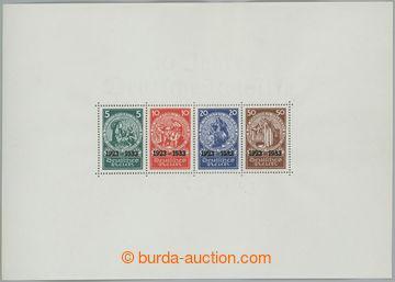 261919 - 1933 Mi.Bl.2, miniature sheet Nothilfe  5Pfg-50Pfg, size 209