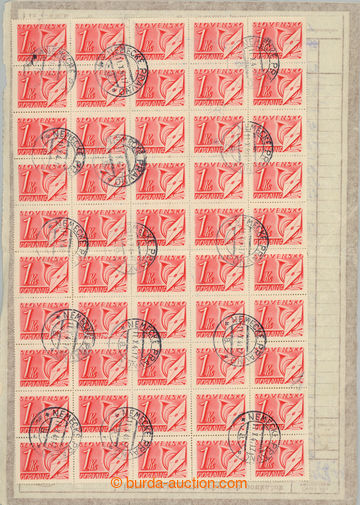 261962 - 1941 DORUČOVACÍ KARTA ŠEKOVÝCH POUKÁZEK / from Postal A