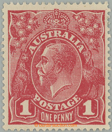 261978 - 1918 SG.49, George V. 1P carmine-pink (Die I), wmk multiple 