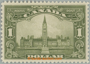 262049 - 1928-1929 SG.285, Parliament in Ottawa £1 olivově-zelená;