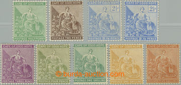 262057 - 1893-1898 SG.61-68, Alegorie ½P - 5Sh, kompletní série v 