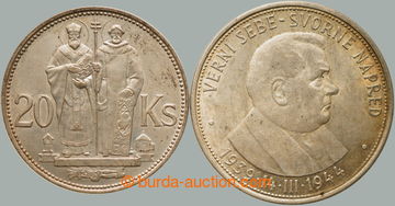 262095 - 1941, 1944 SLOVAKIA 1939-1945 / 50Ks 1944 - 5. anniv of Slov