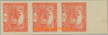 262098 -  Pof.7 joined bar types, 15h bricky red, vertical strip of 3