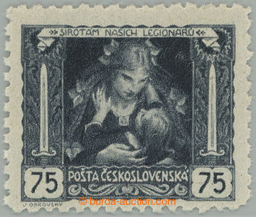 262129 -  Pof.30E, Mother and Child 75h grey with rare perf line perf