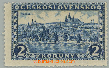 262132 - 1926 Pof.229x, Prague 2CZK blue without watermark, transpare