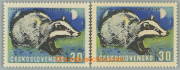 262178 - 1966 Pof.1567 VV, Jezevec 30h, rozmazaný tisk zejména dole