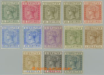 262201 - 1889-1896 SG.22-33, Viktorie 5C - 5Pta, kompletní série, n