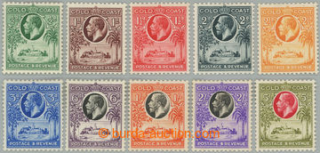 262221 - 1928 SG.103-112, George V. Motives ½P -5Sh; complete set, c