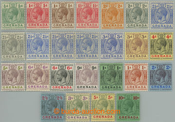 262234 - 1921-1931 SG.112-134, George V. ½P - 10Sh, complete long se