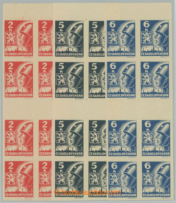 262316 -  MEZIARŠÍ / Pof.354-356Ms(4), 2K-6K, complete set blocks 2