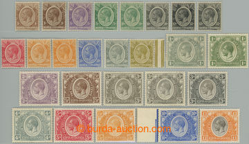 262337 - 1922-1927 SG.76-95, Jiří V. 1c - £1; základní série a 