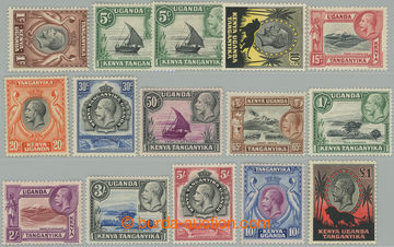 262344 - 1935-1937 SG.110-123, Jiří V. - Krajinky 5c - £1, navíc 