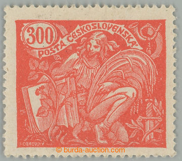 262357 - 1920 Pof.166B, 300h červená, HZ 13¾ : 13½ + plný strojo