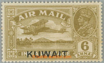 262359 - 1933-1934 SG.34a, Indian Airmail George V. 6A with overprint