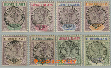 262366 - 1897 SG.9-16, Victoria Diamond Jubilee ½P - 5Sh; complete s