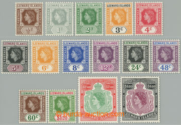 262380 - 1954 SG.126-140, Elizabeth II. ½c - $4.80; complete set, hi