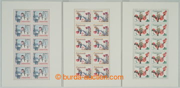 262400 - 1972 Pof.PL2001-2003, Birds, complete set; very fine