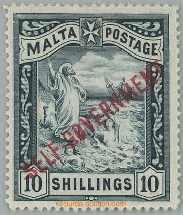 262401 - 1922 SG.105, 10Sh blue-black, wmk CC, overprint SELF-GOVERNM