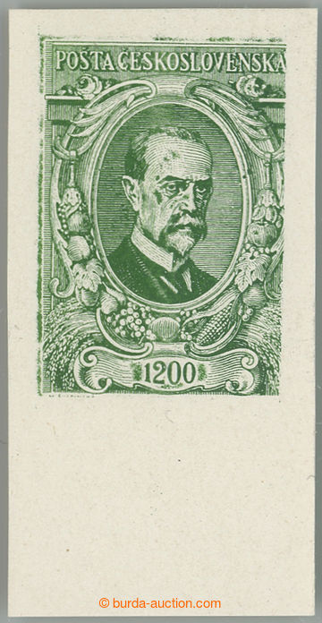 262442 -  PLATE PROOF  unissued values 1200h in/at green color on cha