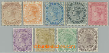 262446 - 1879-1880 SG.92-100, Viktorie 2c - 2R50C, kompletní série 