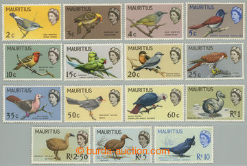 262454 - 1965 SG.317-331, Elizabeth II. - Birds 2c - 10Rs, complete s