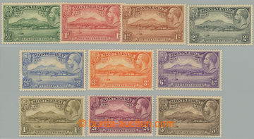 262469 - 1932 SG.84-93, George V. ½P - 5Sh; complete set, hinged; c.