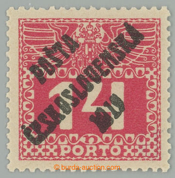 262483 -  Pof.68, Large numerals 14h red, type I.; mint never hinged,