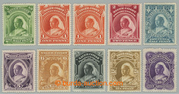 262498 - 1897-1898 SG.66-74, Victoria ½P - 10Sh, wmk Crown CA, compl