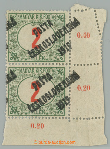 262510 -  Pof.132 production flaw, Red numerals 2f green / red, right