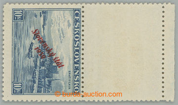 262526 - 1939 Sy.22 KH, Bratislava 10CZK blue with upper coupon with 