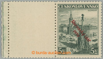 262530 - 1939 Sy.21 postcard, Olomouc 5CZK green with L coupon and ma