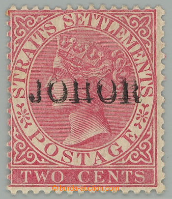 262540 - 1884 SG.10cb, Viktorie Straits Settlements 2C bright rose, D