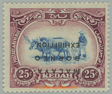 262543 - 1922 SG.43a, Motives 25c with overprint MALAYA BORNEO EXHIBI