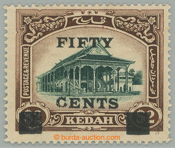 262544 - 1919 SG.24a, Motives $2 with overprint FIFTY CENTS, C in ove