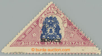 262552 - 1935 SG.O331e, Znak 1Sh6p blue and claret, modrý znak DVOJI