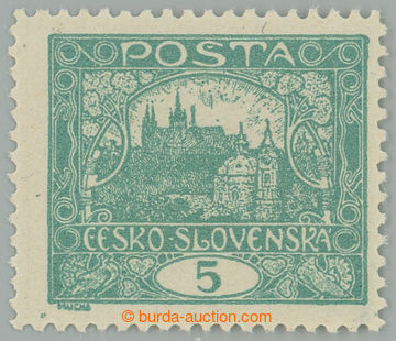 262559 -  Pof.4D IIs, 5h blue-green with line perforation 11½; mint 