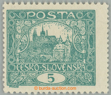 262576 -  Pof.4G Nb, 5h dark green, stamp. with ministerial perf line