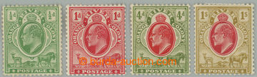 262603 - 1903 SG.148-151, Edward VII. ½P - 1Sh, complete set, c.v.. 