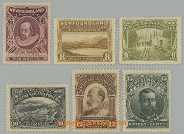 262609 - 1911 SG.111-116, Motivy a Jiří V. 6C - 15C, vydání McDon