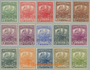 262615 - 1919 SG.130-141, Caribou 1c - 36c, in addition color shades 